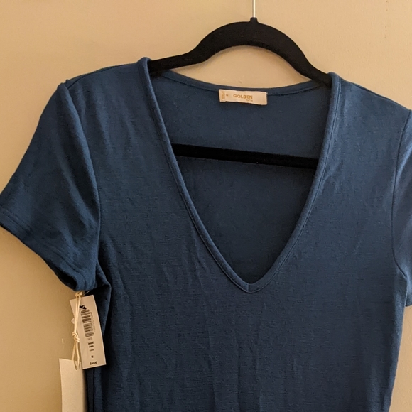 Aritzia Golden by TNA shirt dress - Blue - Picture 3 of 3